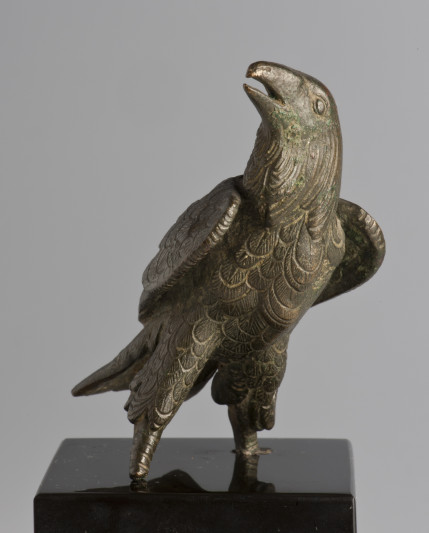 Bronzestatuette eines Adlers
