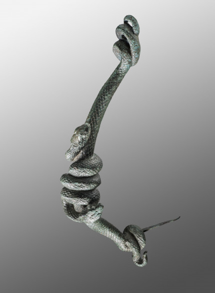 Türgriff in Schlangenform