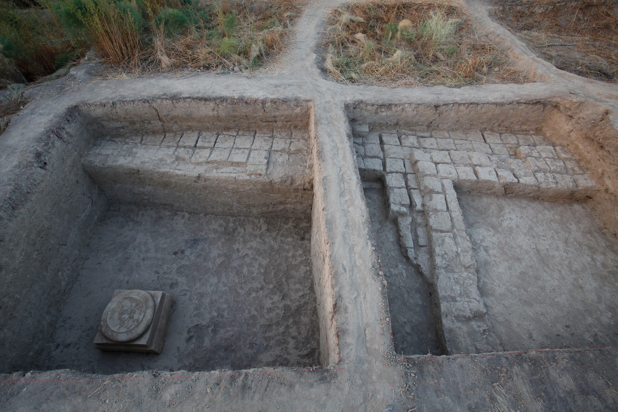 Photo der Ausgrabungsstätte