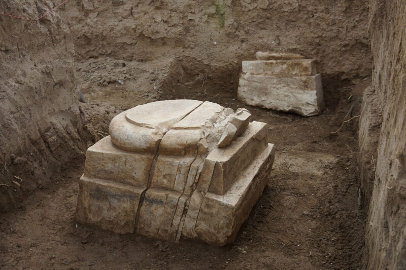 Wulstbasen B28 und B19 von Westen, 2018 (Foto: M. Gütte)