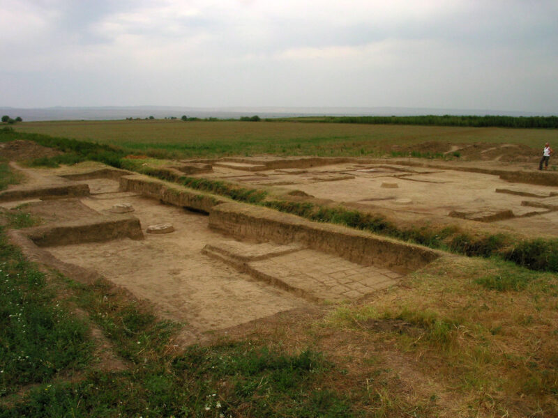 Ansicht des Befundes von Südwesten, 2007 (Foto: A. Mehnert)