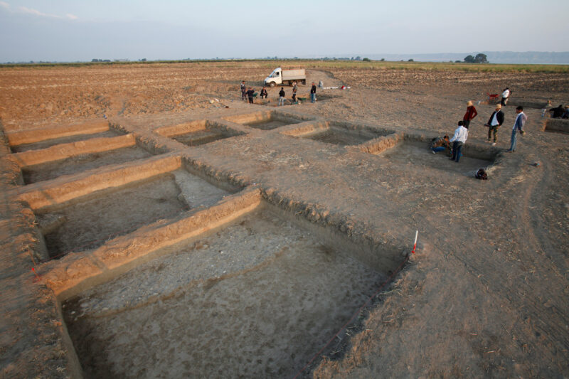 Ansicht von Osten, im Vordergrund M1, im Hintergrund M2, 2015 (Foto: J. Adolphi)